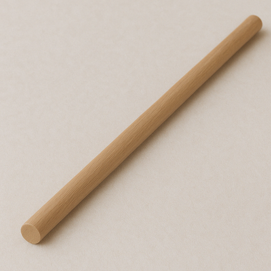 1/2" (12mm) x 1820mm Wooden Dowel Stick by DISA | Long Hardwood Rod