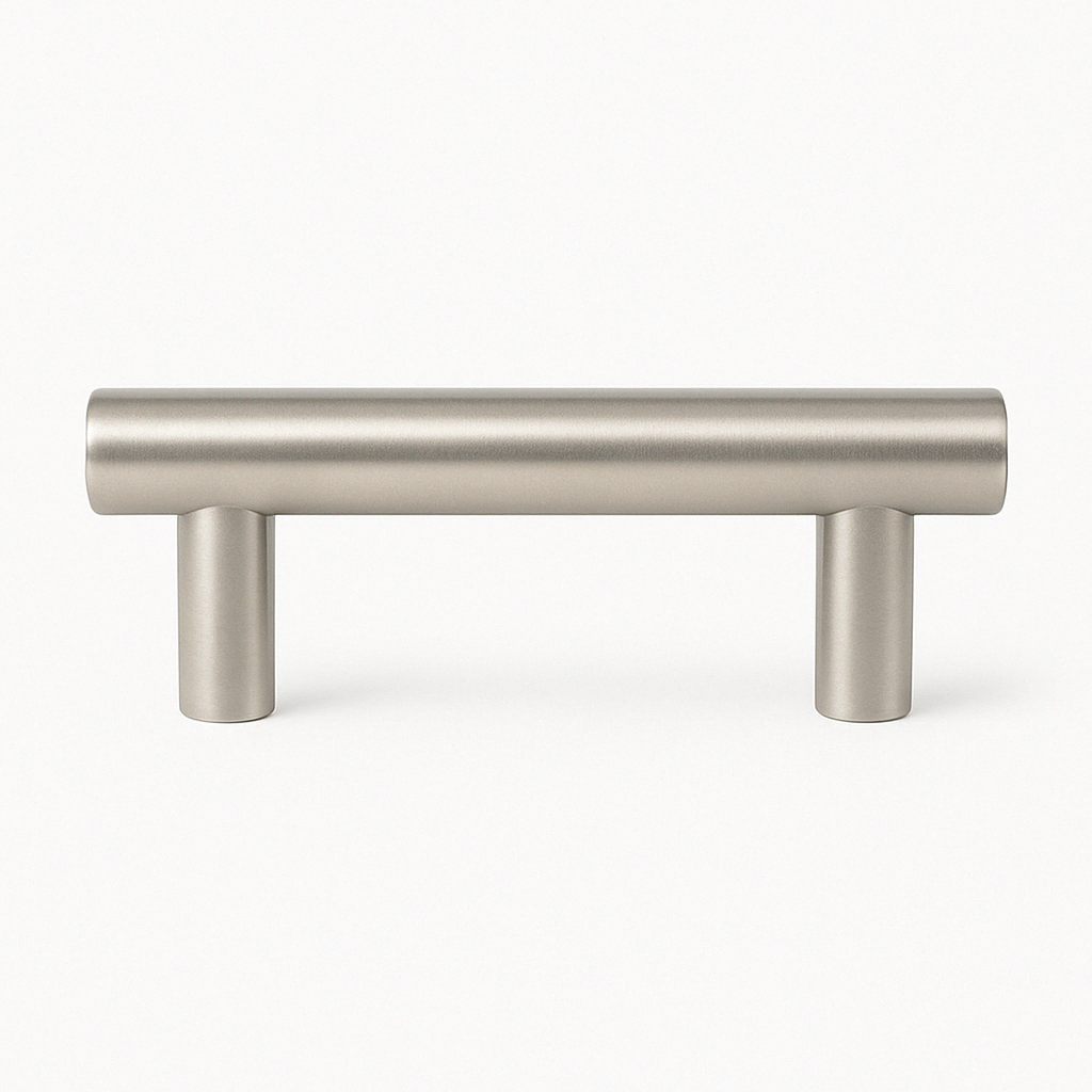 12x76x136mm Stainless Steel Bar Handle – DISA | Modern Cabinet Pull
