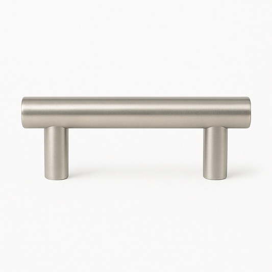12x76x136mm Stainless Steel Bar Handle – DISA | Modern Cabinet Pull