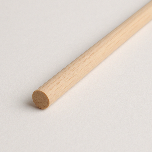 DISA 1/4" (6mm) x 910mm Wooden Dowel Stick | Premium Hardwood Rod