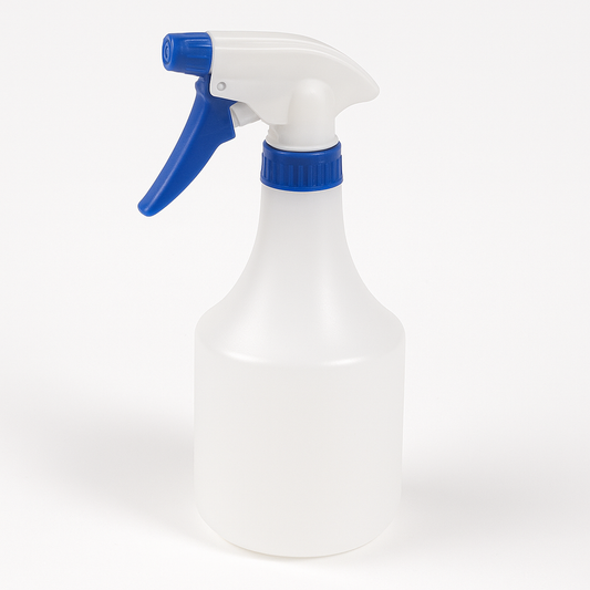 500ml Clear Plastic Trigger Spray Bottle | Adjustable Nozzle, Chemical-Resistant