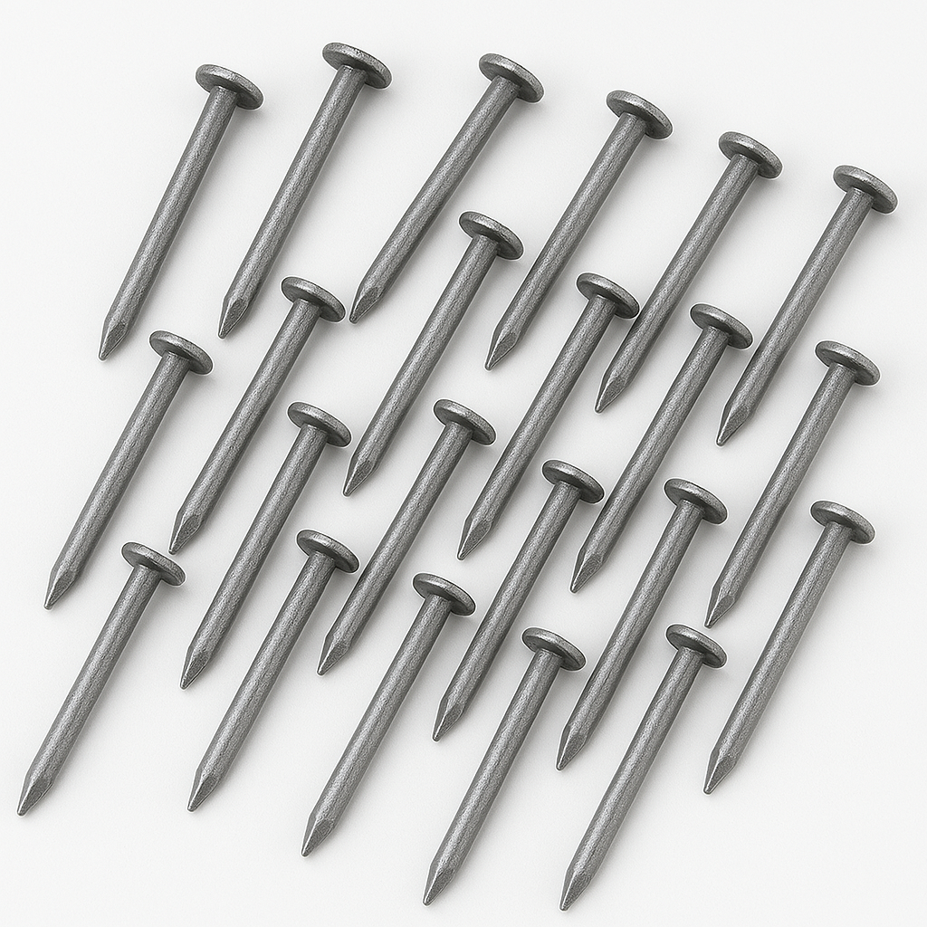 DISA 40x2.8mm Clout Nails – 20pcs | Galvanized Steel