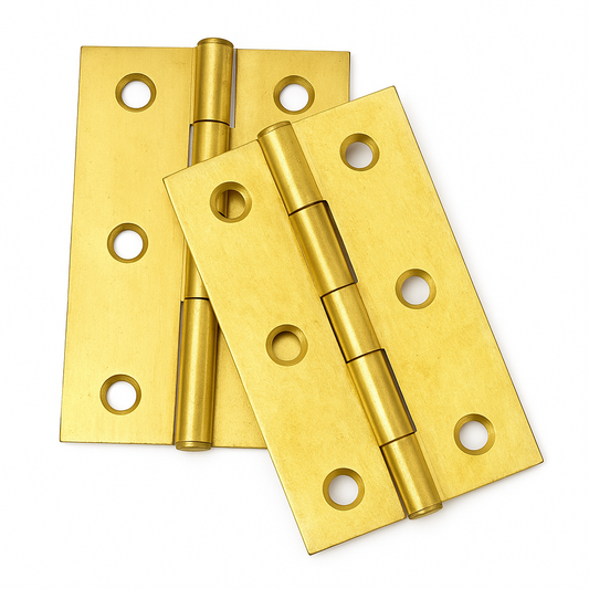 50mm Solid Brass Butt Hinge Pair