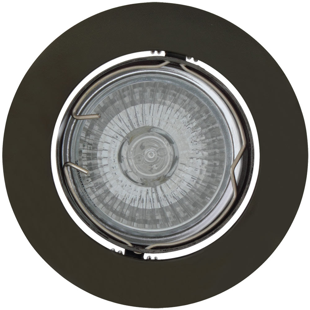 Eurolux Downlight aluminium tilt rim GU10 gun metal