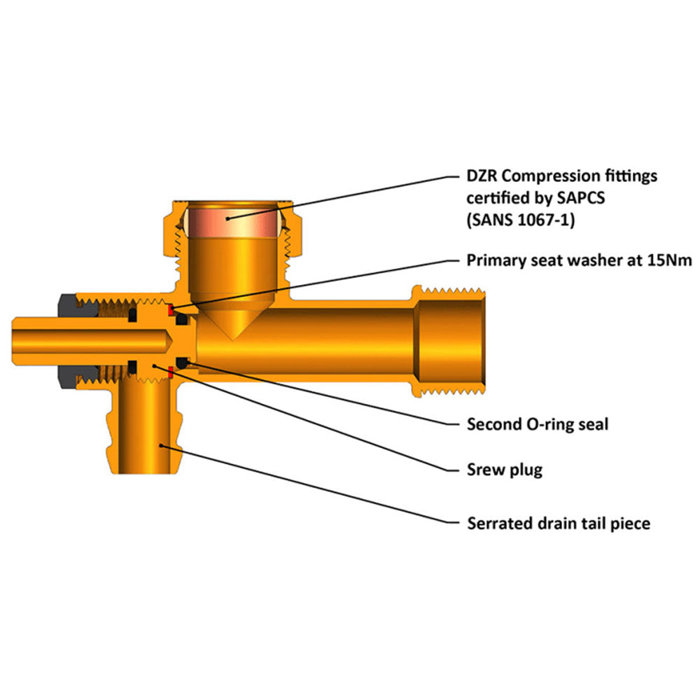 Advanced Valves Drain Cock Male