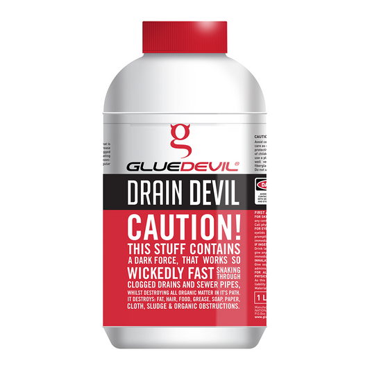 Gluedevil 1 Litre Drain Cleaner/Unblocker