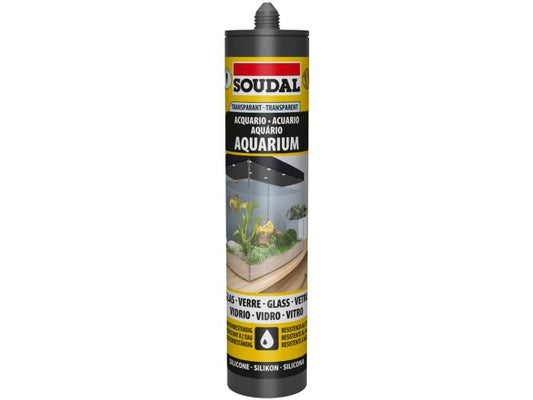 Soudal 290ml Aquarium Silicone Clear