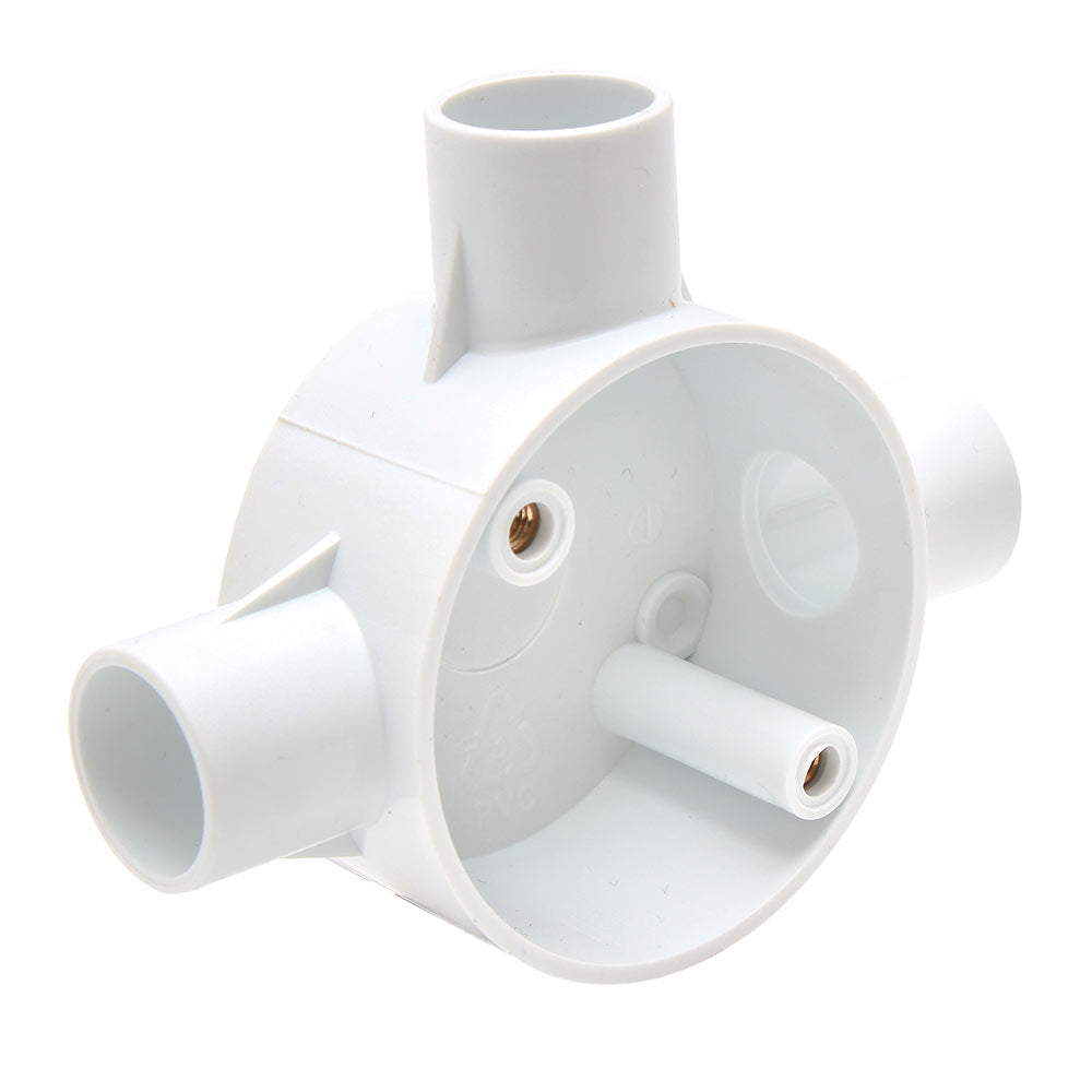 Eurolux 20mm 3 Way Junction Box