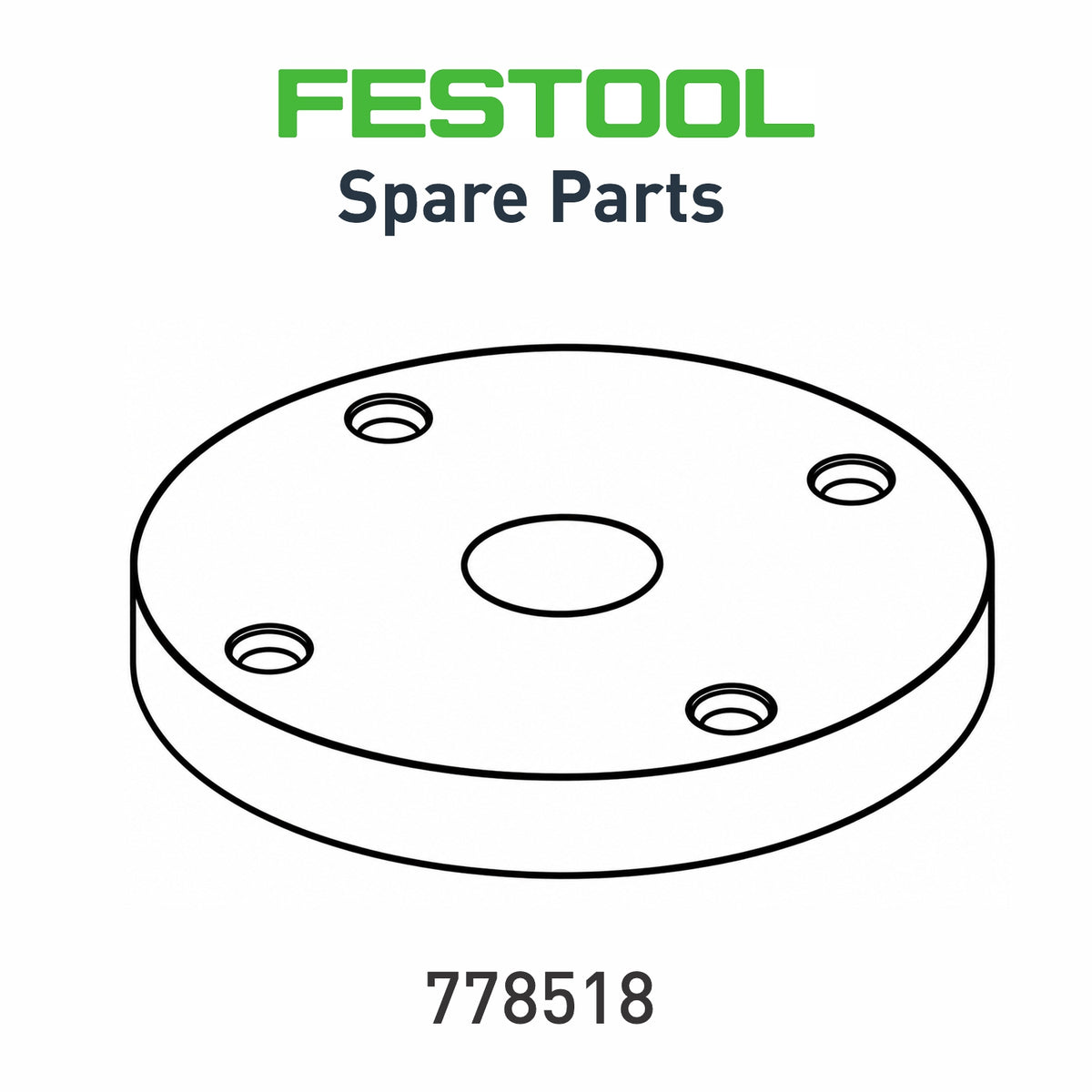 Festool Spindle Wheel RGP 150-16 E Renovation Grinder Spare Part FES778518