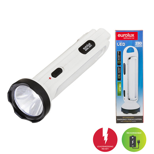 Eurolux Rechargeable 3W LED Emergency Light Torch