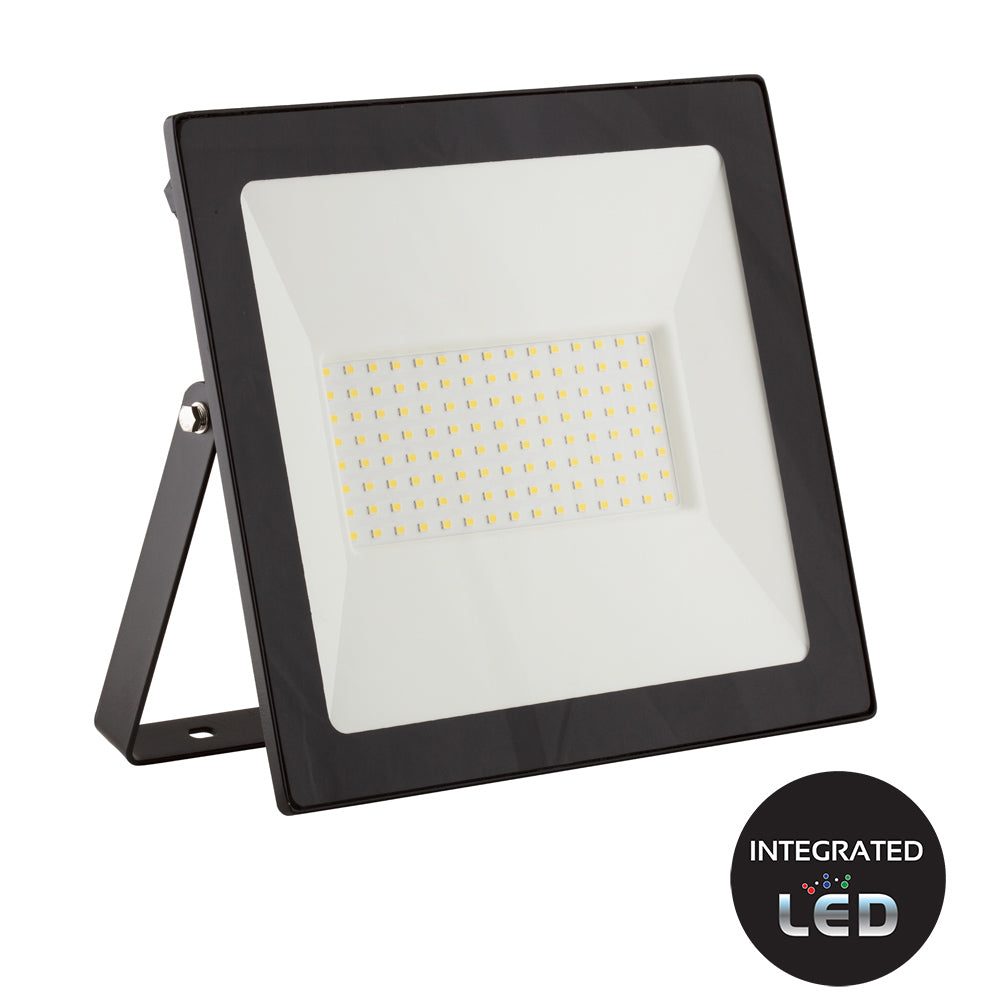 Eurolux LED 100W Floodlight 4000K Cool White Black