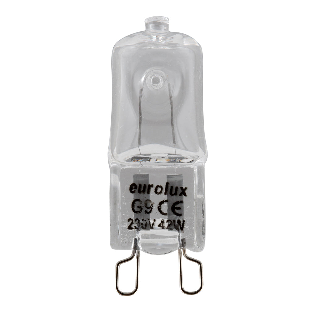 Eurolux G9 42W Fused Clear Bi-Pin Halogen Saver Bulb