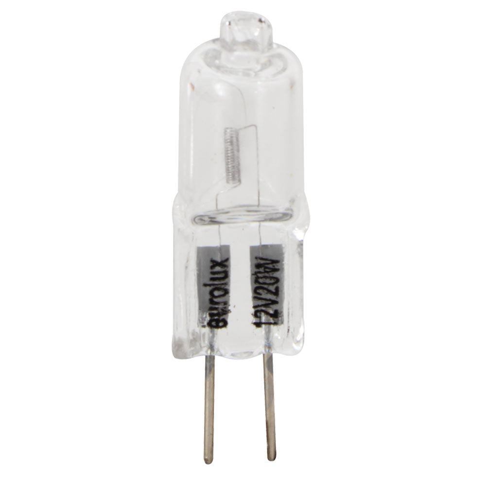 Eurolux G4 20W 12V Clear Bi-Pin Halogen Bulb