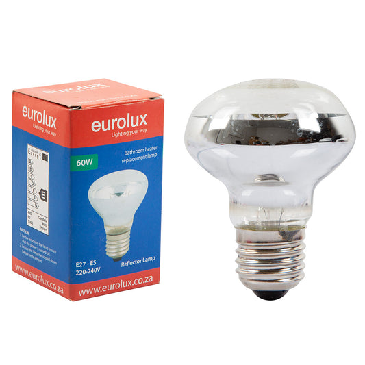 Eurolux Central Reflector Lamp Bathroom Heater C85W Bulb