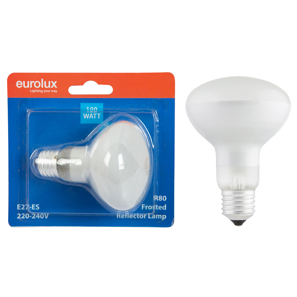 Eurolux E27 100W R80 Reflector Incandescent