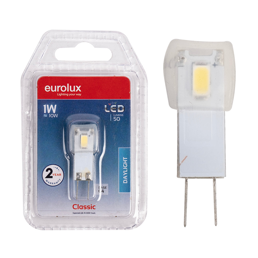 Eurolux Daylight G4 1W Bi-Pin Bulb