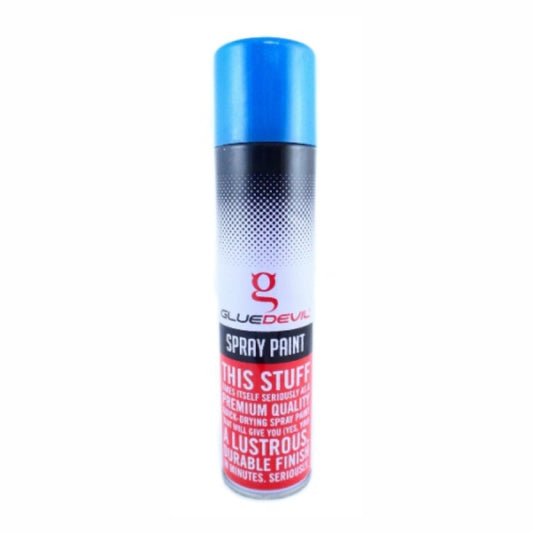 Gluedevil 300ml Metallic Blue Spray Paint