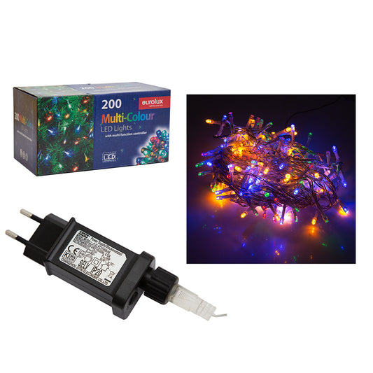 Eurolux FAIRY LIGHTS 10m COLOUR 8 FUNCTION CONTROL