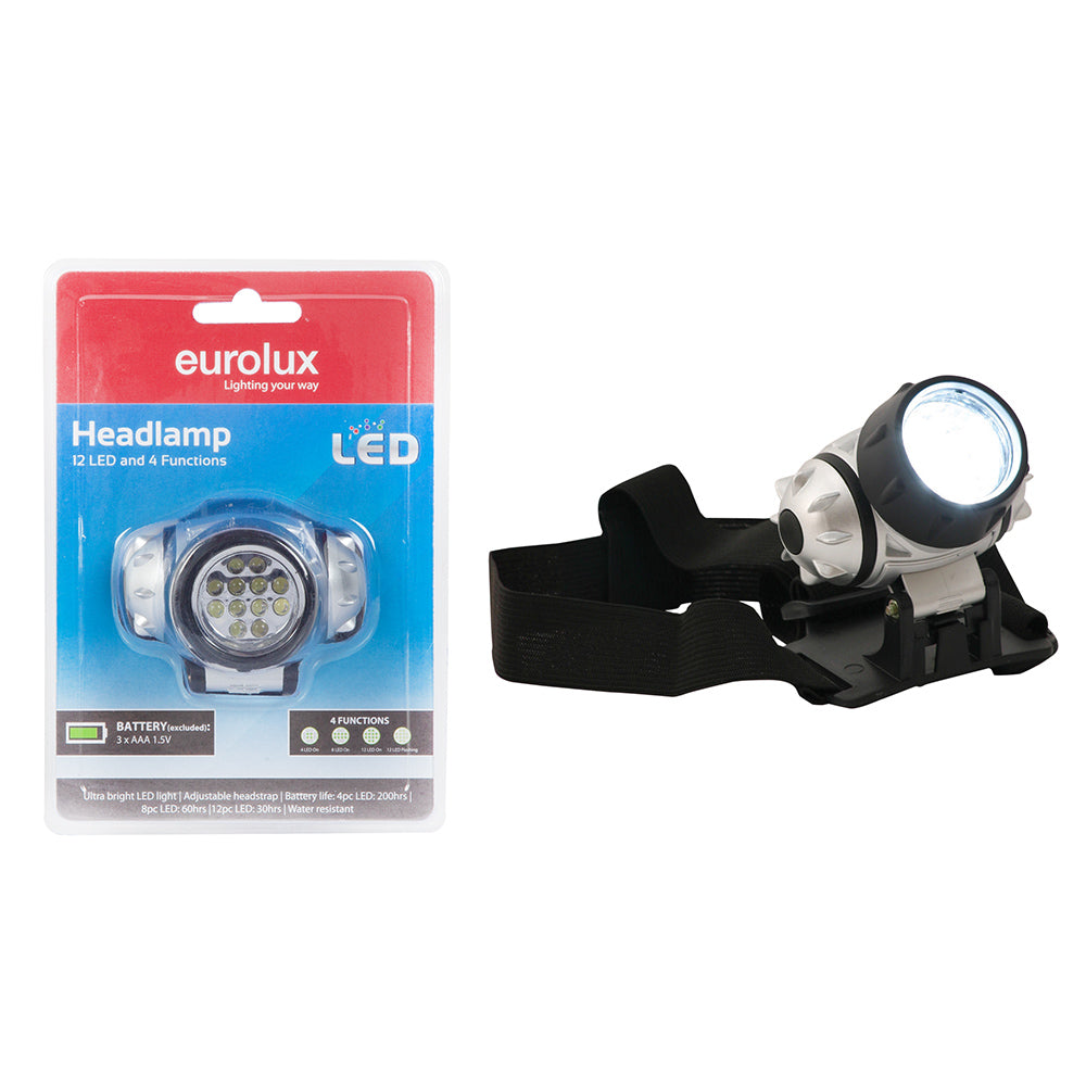 Eurolux HEADLAMP 10+2 LED LAMP NO BATTERIES