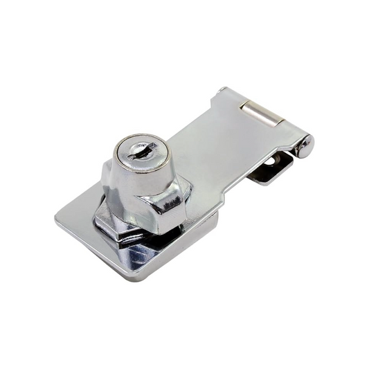 63mm Chrome-Plated Hasp Fridge Lock – DISA | Secure Locking Solution with Keys