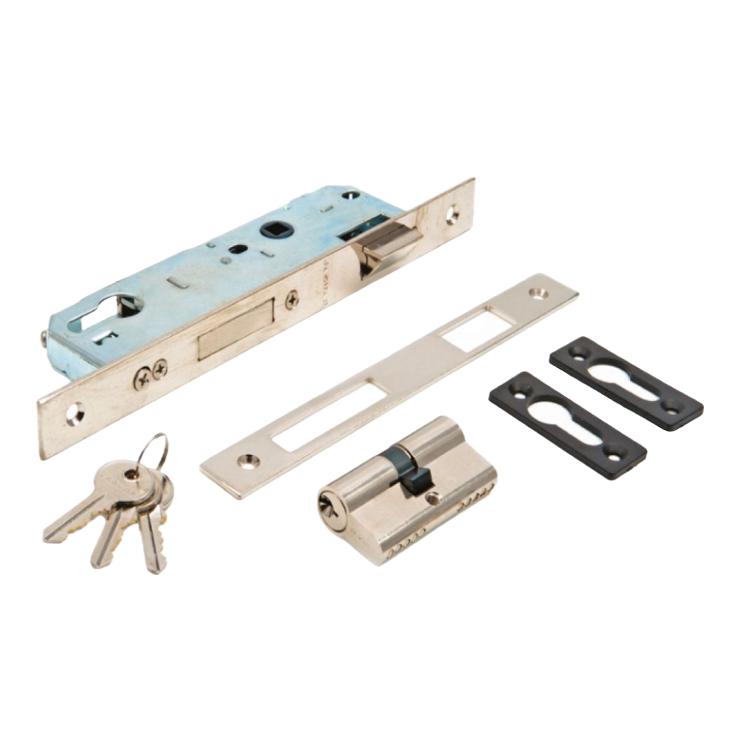 Jaguar 35mm Deadbolt Lock Latch Kit | Chrome-Plated High-Security Door Lock Replacement | Best Price