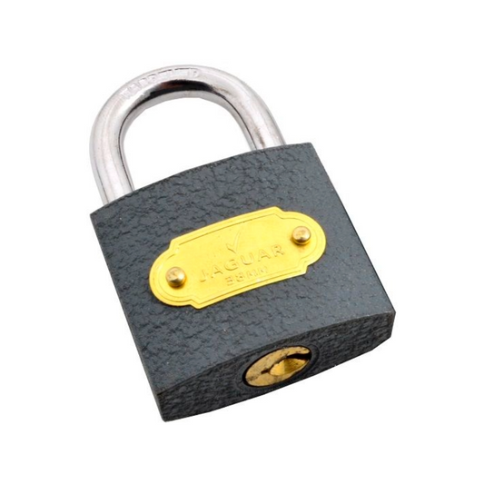 Jaguar 50mm Iron Padlock – Heavy-Duty Security Lock | Clamshell Pack