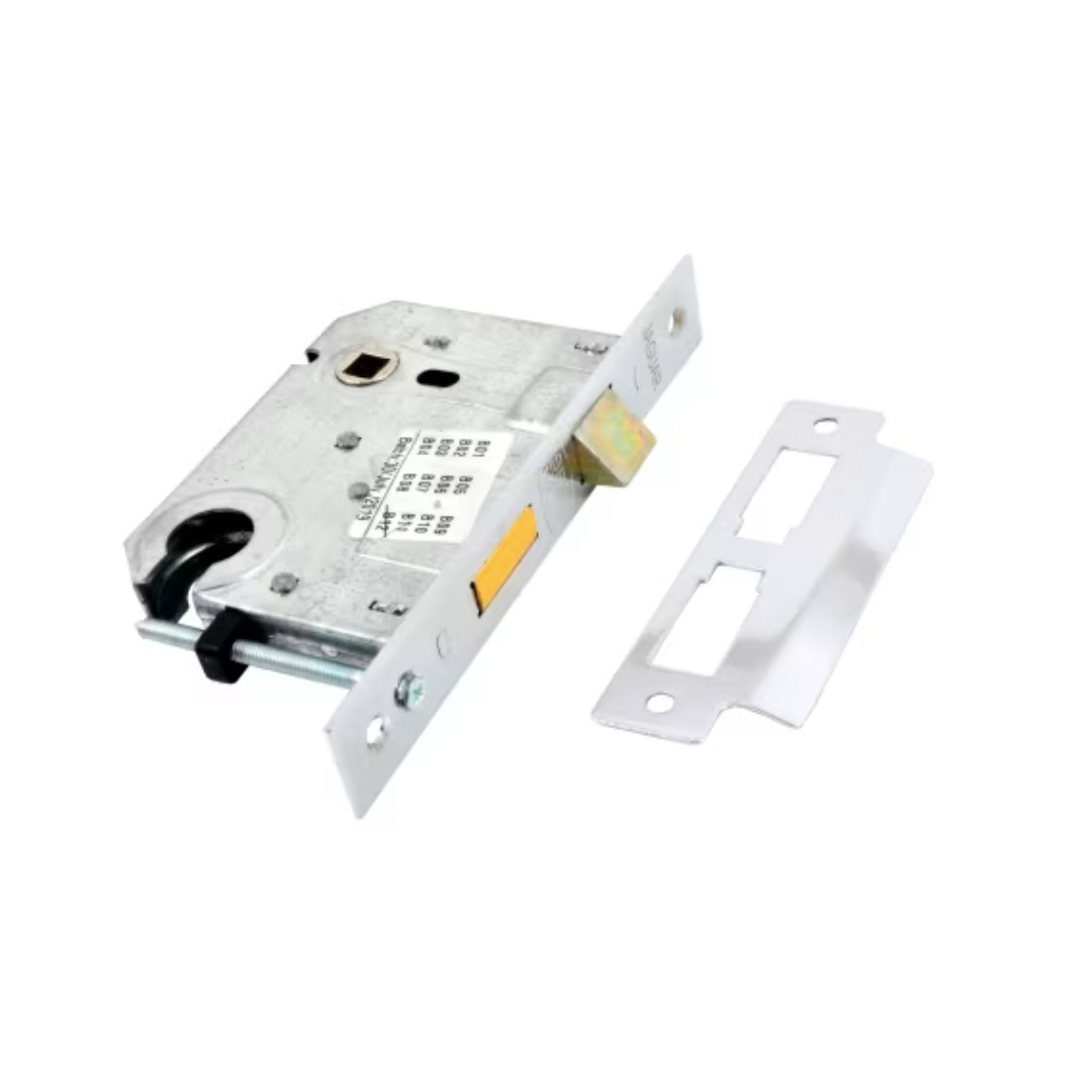 Jaguar Cylindrical Lock Body – Durable Chrome-Plated Door Lock (CP Finish)
