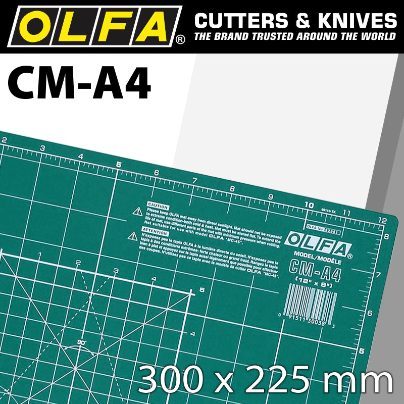 Olfa Cutting Mat 225 X 300mm A4 Craft Multi-purpose