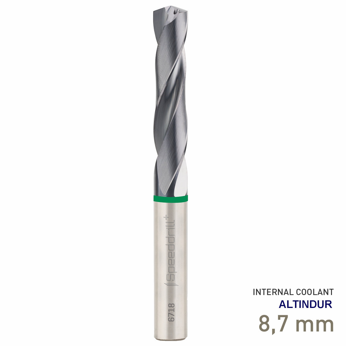 Maykestag Speeddrill+ Universal Solid Carbide Drill Bit 8.7mm 3xD ALTINDUR