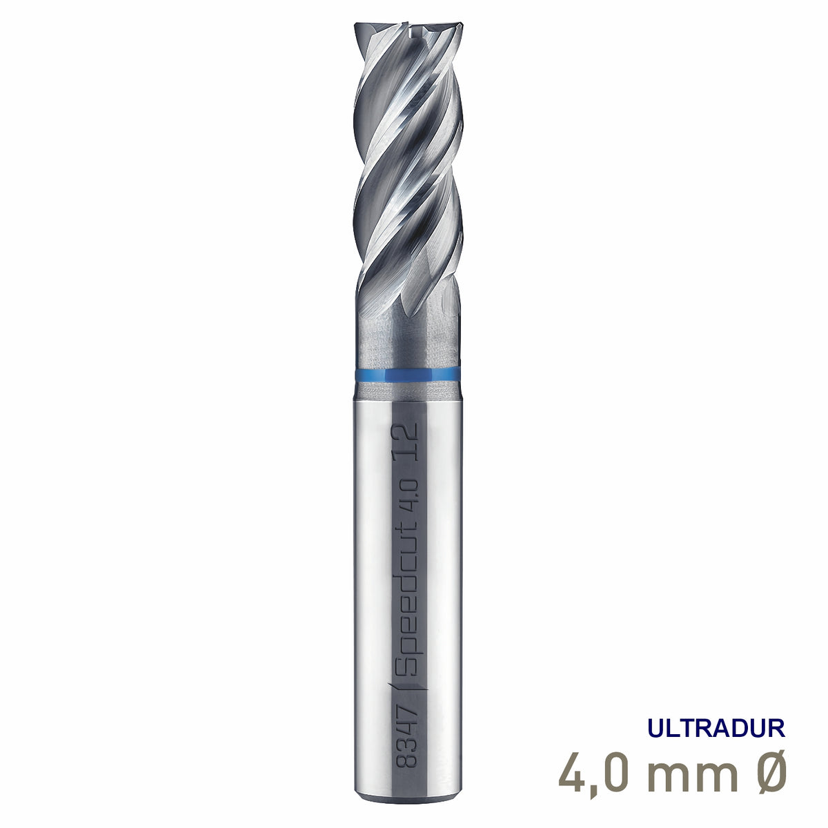 Maykestag VHM Speedcut 4.0-Inox HPC End Mill 4mm Long Series 4 Flute Ultradur