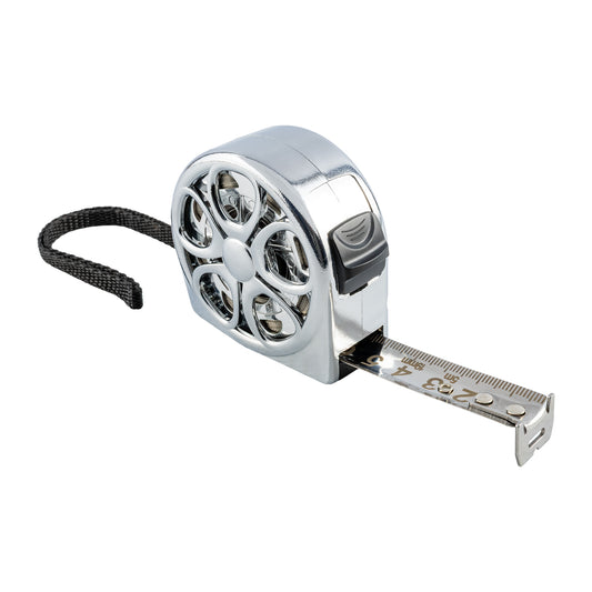 MEASURING TAPE WATERPROOF 5M X 19MM S/STEEL BLADE