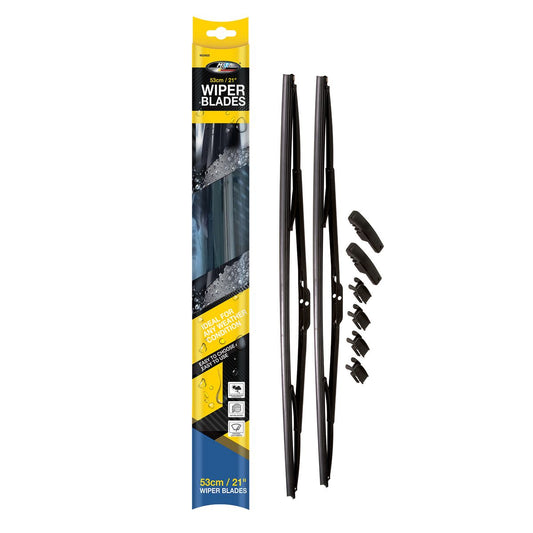 Wiper Blade 53cm (21") Pair – Streak-Free & All-Weather Performance
