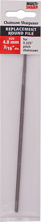 Multi-Sharp Replacement Round File 3/16' for MS1701E Chainsaw Sharpener