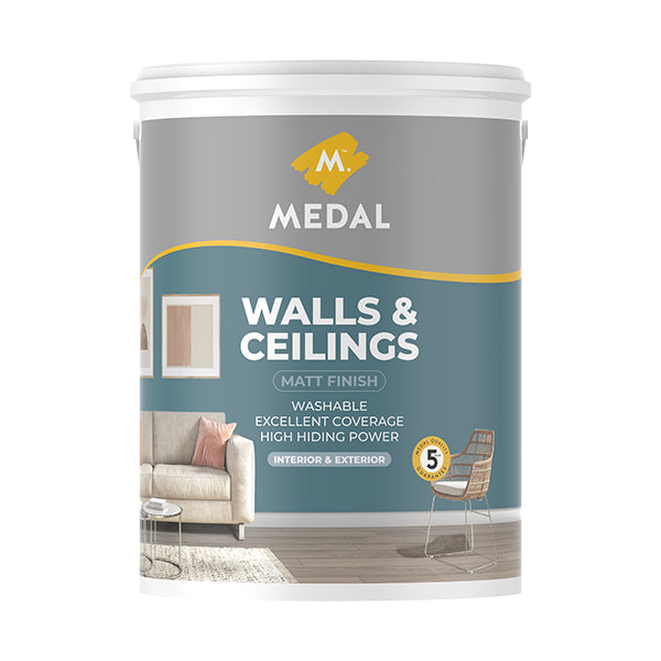 Medal 5 Litre PVA Acrylic Walls & Ceilings - Howick Green