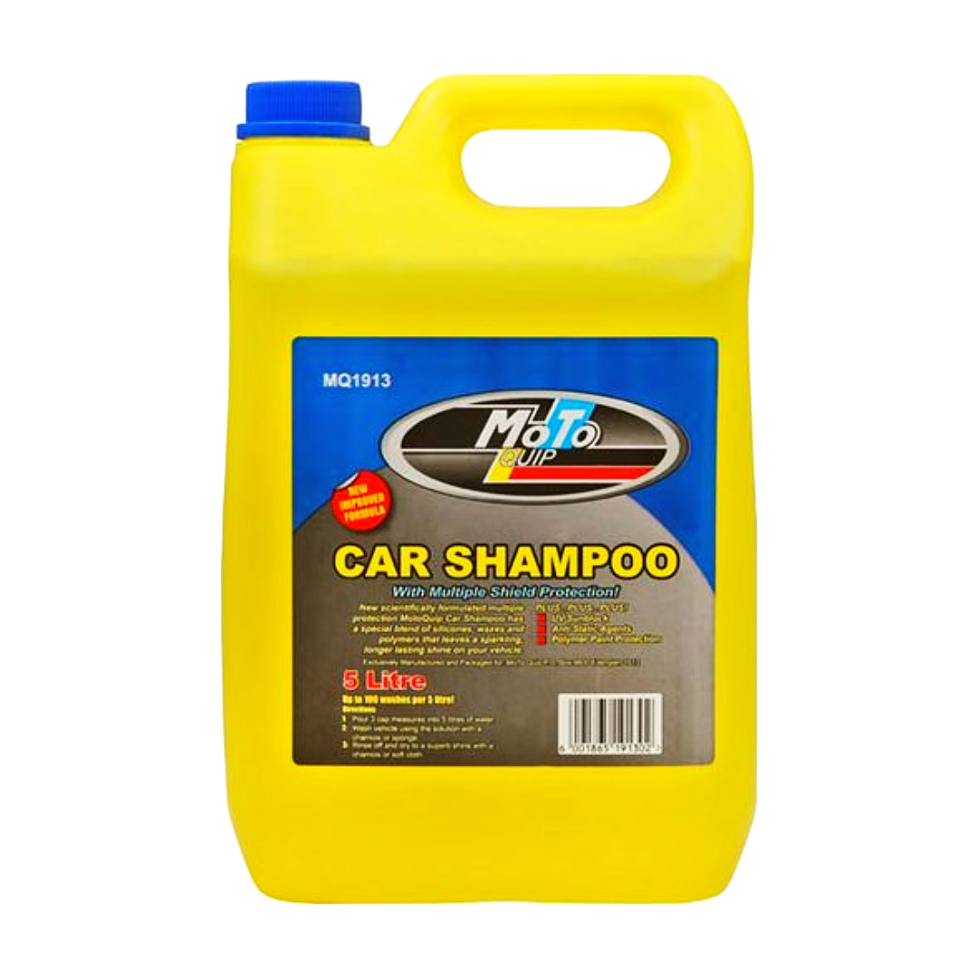 Moto Quip 5L Car Shampoo - Multiple Shield Protection | Streak-Free