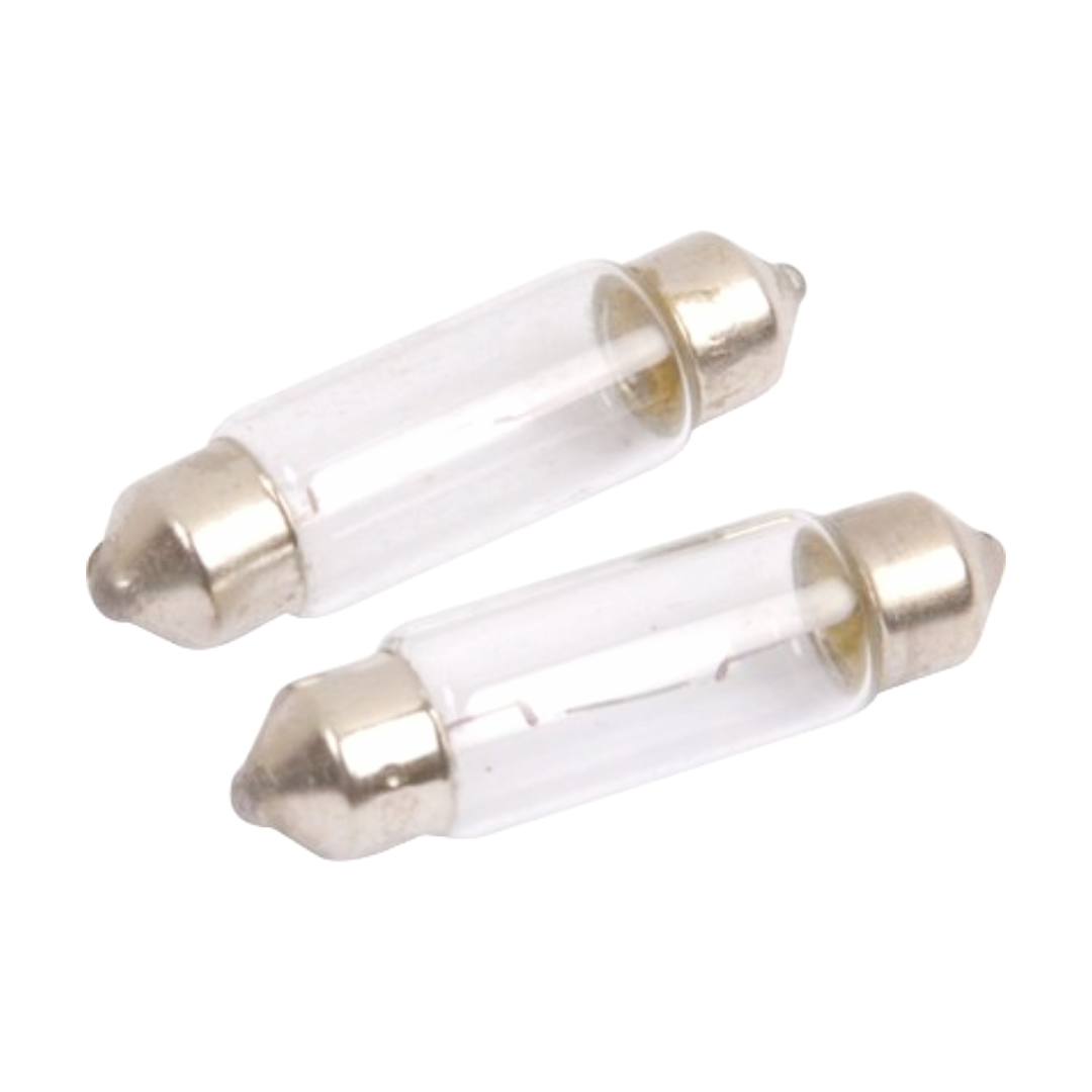 Moto Quip Type 254 12V S/C Globes (Set of 2) – Festoon Auto Bulbs