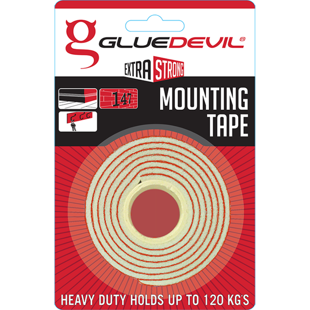 Gluedevil Heavy Duty Double Sided Mounting Tape