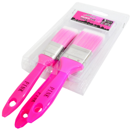 Academy 3 Piece Pink Brush Set