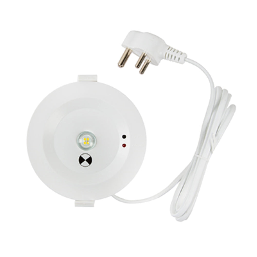 Radiant Downlight with Battery Backup LED 3w 6500K C/O 90mm