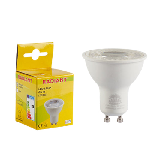 Radiant Downlight GU10 Clear Lens 5w LED Cool White 4000K Non Dimmable