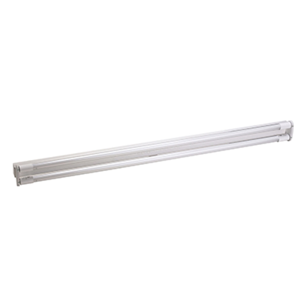 Radiant 4FT Open Channel Tube Fitting wired for LED T8 2x18w 1230mm