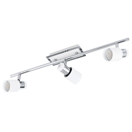 Eurolux LED Davida 3LT Spot Bar - Chrome/White