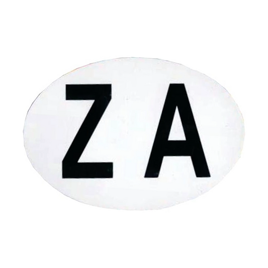 South Africa (ZA) Emblem Sticker – Self-Adhesive Car Decal