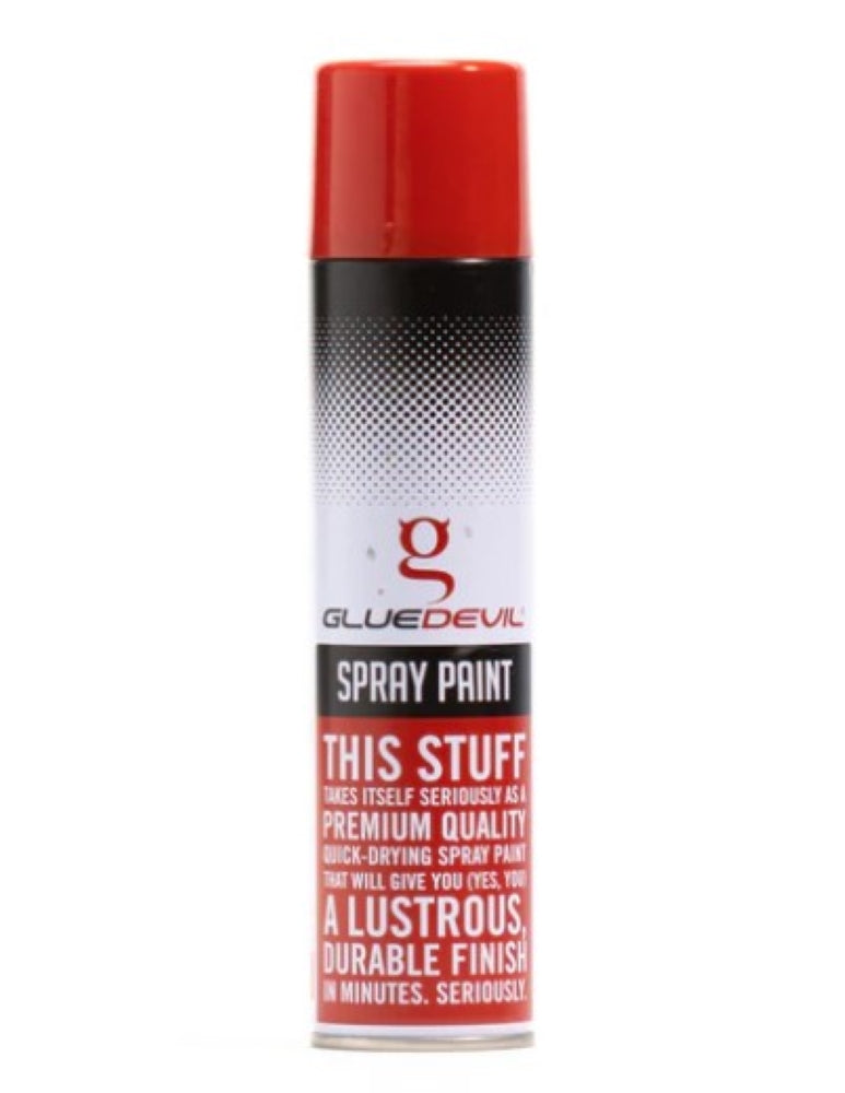 Gluedevil 300ml Metallic Red Spray Paint