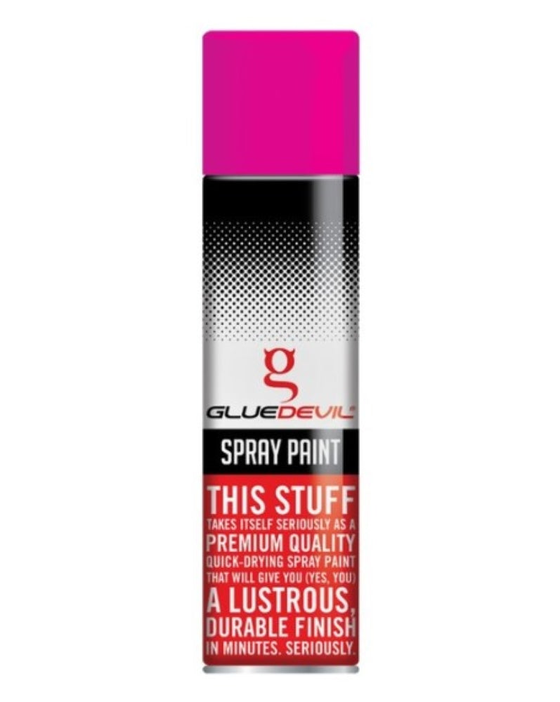 Gluedevil 300ml Hot Pink Spray Paint