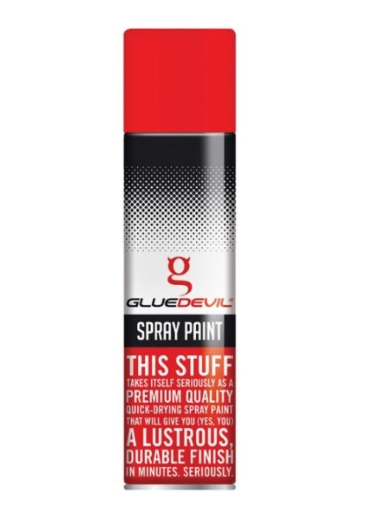 Gluedevil 300ml Signal Red Spray Paint