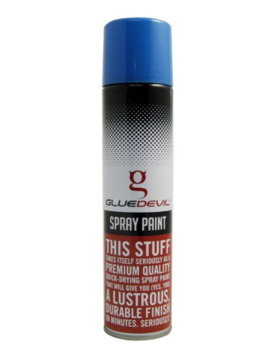 Gluedevil 300ml Electric Blue Spray Paint