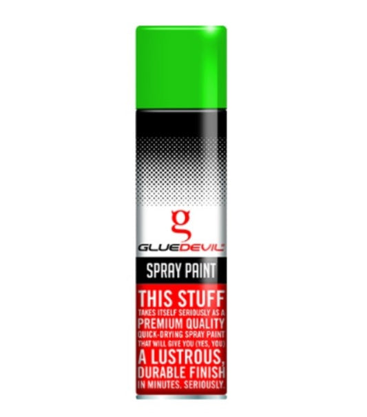 Gluedevil 300ml Hammer Green Spray Paint