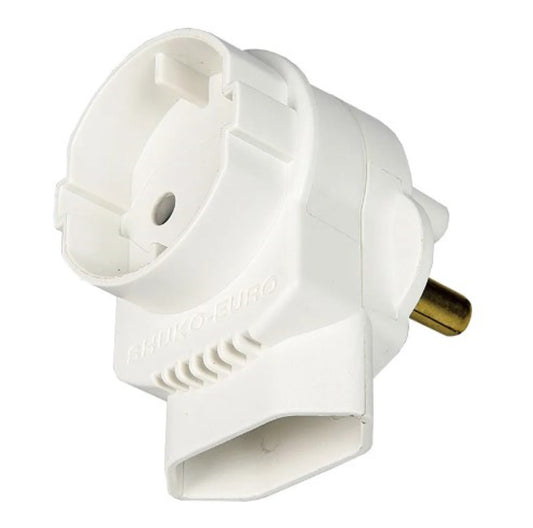 Lesco 1XSCHUKO 1X5A BOTTOM ADAPTOR