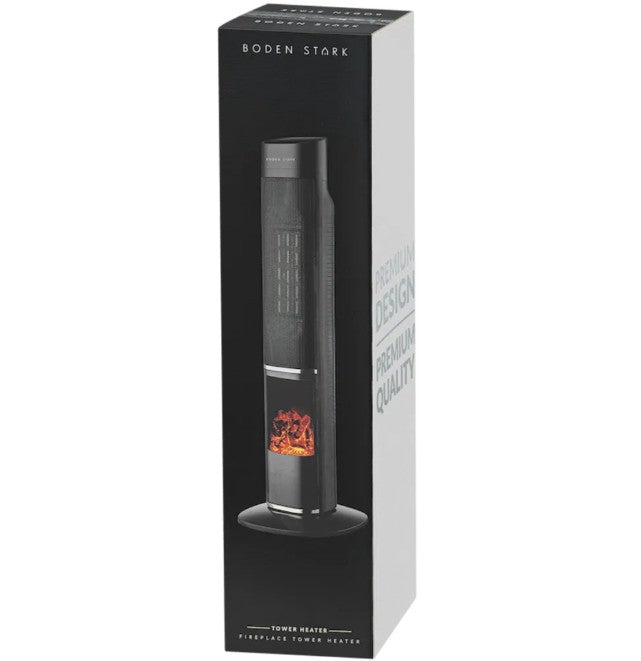 Boden Stark Fireplace Tower Heater